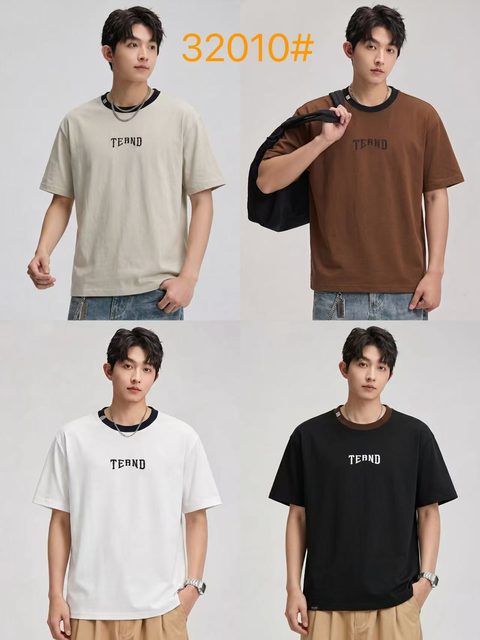 Style 32010 custom men's t-shirt on model