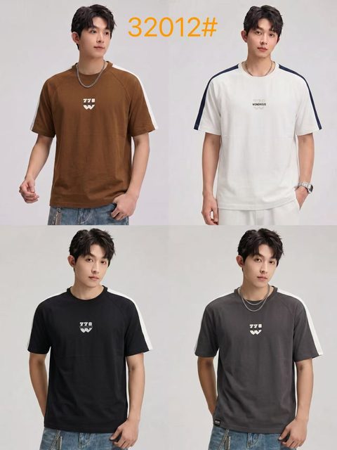 Style 32012 custom men's t-shirt on model