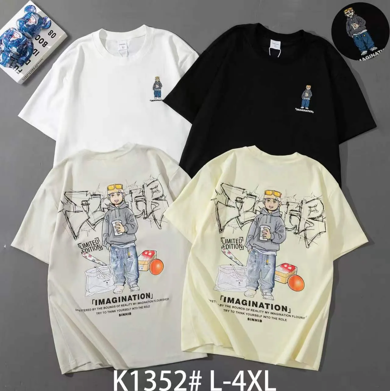 Style K1352 Double-Face · 200 gsm on model