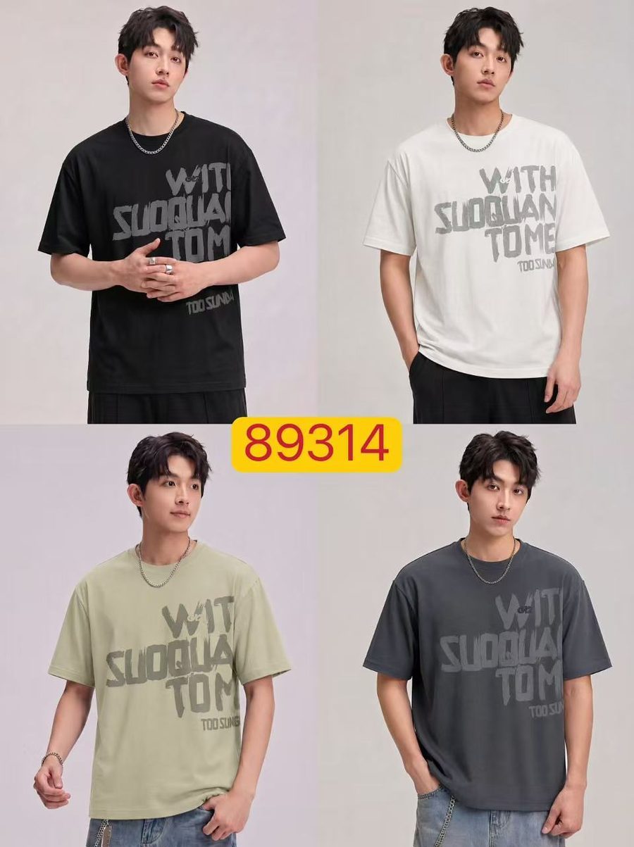 Style 89314 custom men's t-shirt on model